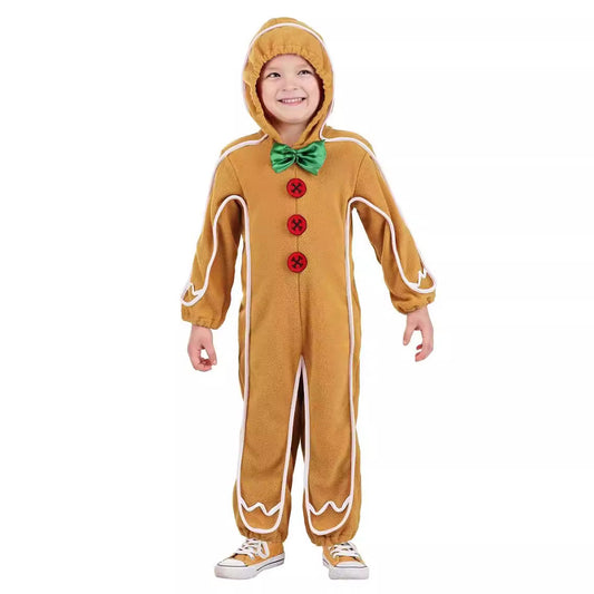 Kori Deer 可莉鹿 萬聖節兒童服裝薑餅人造型服變裝連身衣