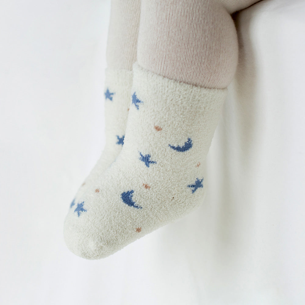 Happy Prince 韓國製 Delluna秋冬保暖嬰兒童中筒襪