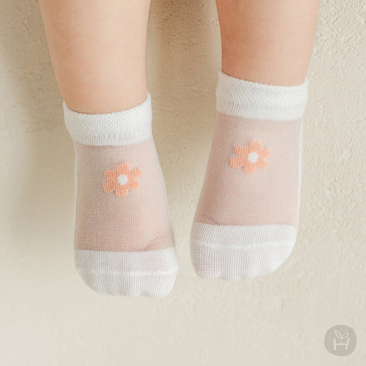 Happy Prince Rini ice半透明輕薄嬰兒童短襪2入組