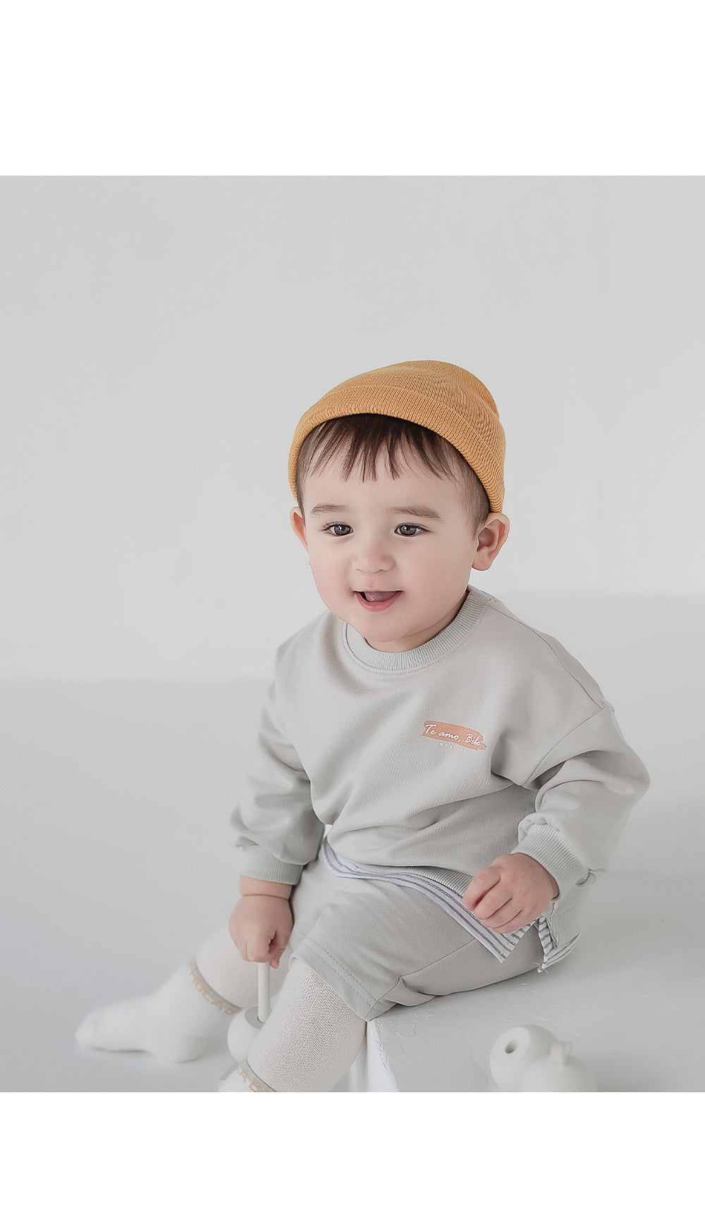 Happy Prince 韓國製 百搭Beanie嬰兒毛帽