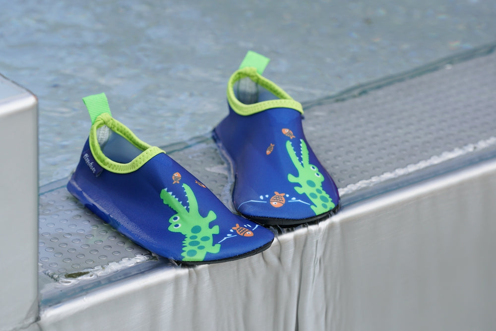 德國PlayShoes 抗UV水陸兩用沙灘懶人童鞋-鱷魚