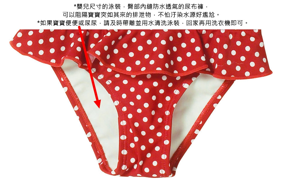 德國PlayShoes 抗UV防曬兒童連身泳裝-雛菊裙
