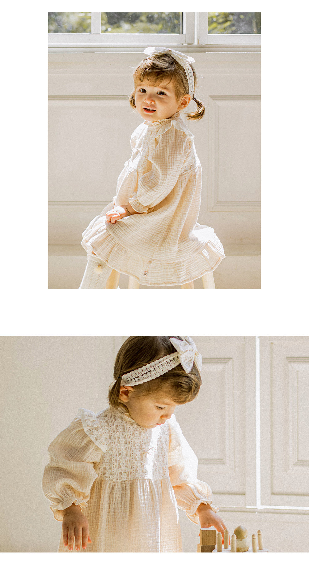 Happy Prince 韓國製 Reeve蕾絲蝴蝶結女嬰兒童髮帶