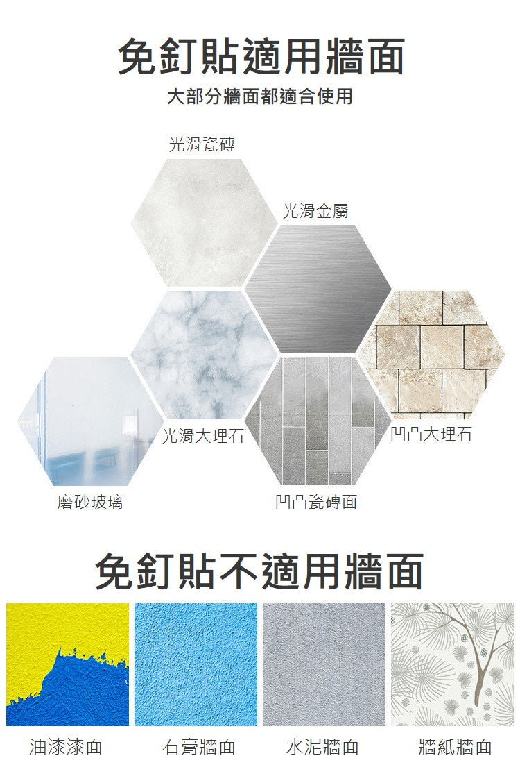 KOTI日安生活 不鏽鋼無痕貼防水多功能廚房菜瓜布架掛勾3入組