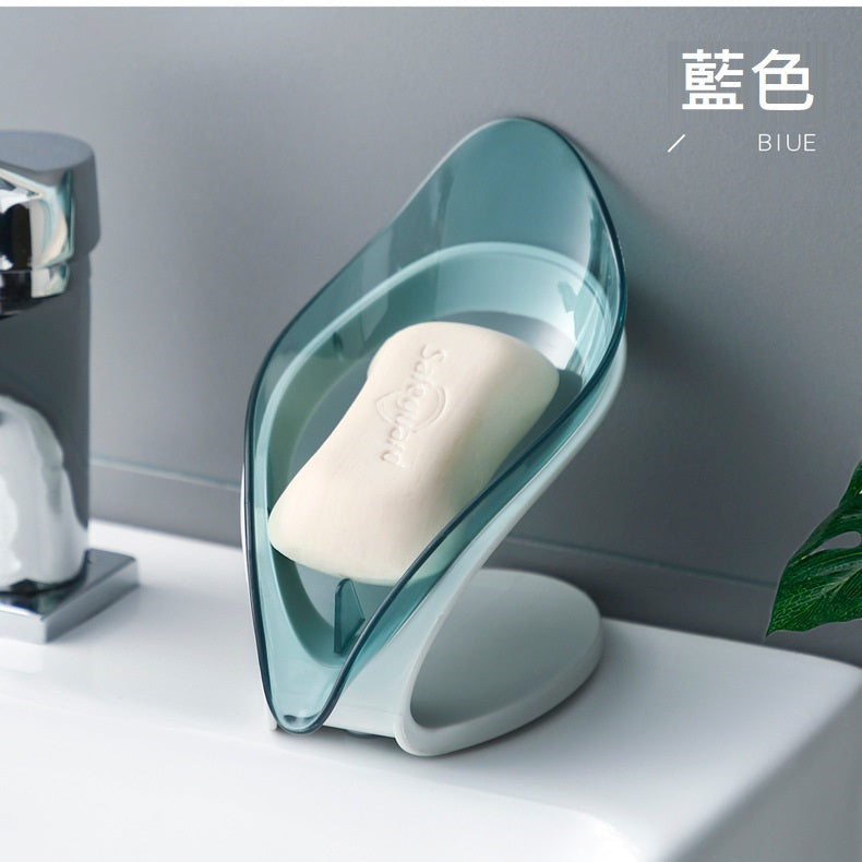 KOTI日安生活 透明樹葉型瀝水肥皂盒