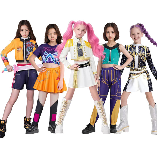 Kori Deer 可莉鹿 萬聖節女童K-POP獵魔女團街舞造型服