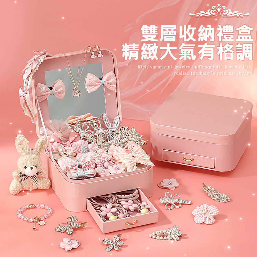 Kori Deer 可莉鹿 女童造型髮飾髮圈髮夾豪華禮盒套組