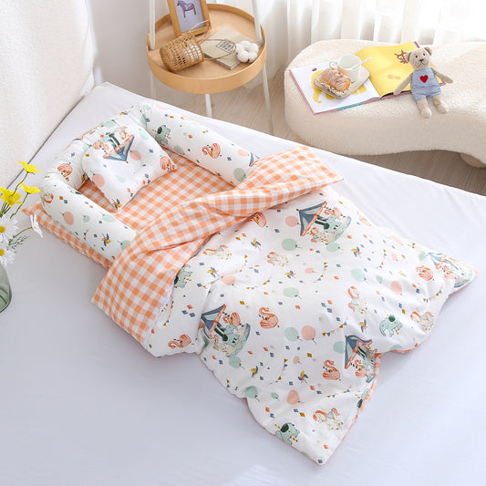 Kori Deer 可莉鹿 便攜式可折疊純棉多功能床中床附被子-繽紛