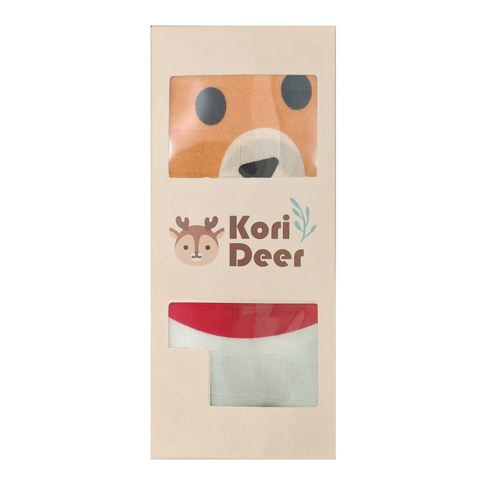 Kori Deer 可莉鹿 嬰兒成長紀錄萬用透氣竹纖維雙層紗布包巾