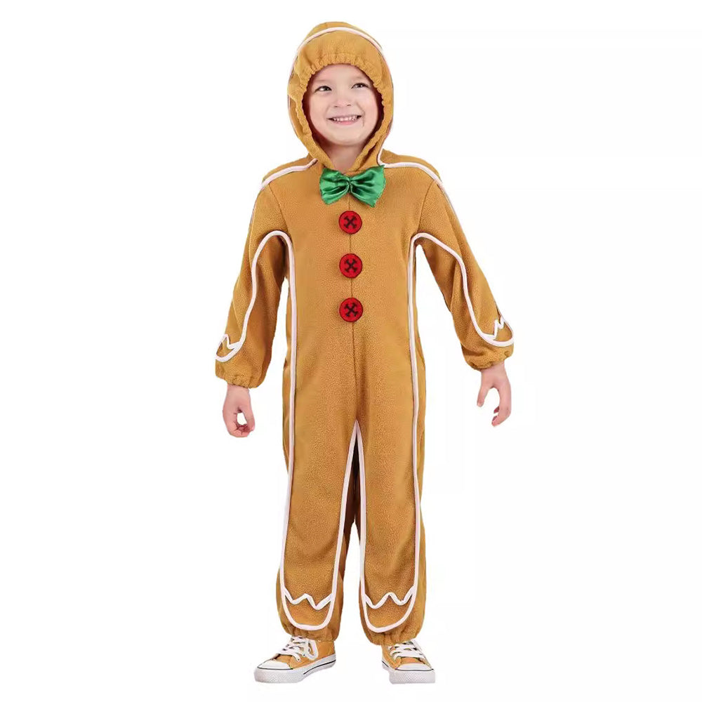 Kori Deer 可莉鹿 萬聖節兒童服裝薑餅人造型服變裝連身衣