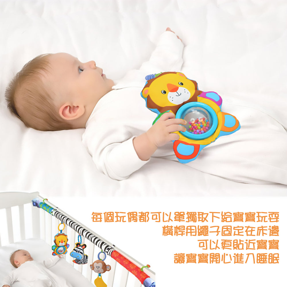 Kori Deer 可莉鹿 小動物嬰兒床鈴車夾音樂鈴安撫玩具