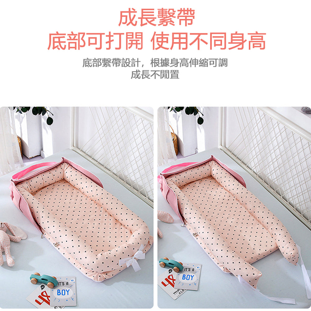 Kori Deer 可莉鹿 便攜式可折疊純棉多功能床中床無被子-旅行箱包