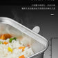 KOTI日安生活 便攜式304不鏽鋼雙層3格密封防漏便當盒1800ml