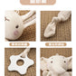 Kori Deer 可莉鹿 彌月禮盒組-有機棉嬰兒手搖鈴+固齒器安撫巾