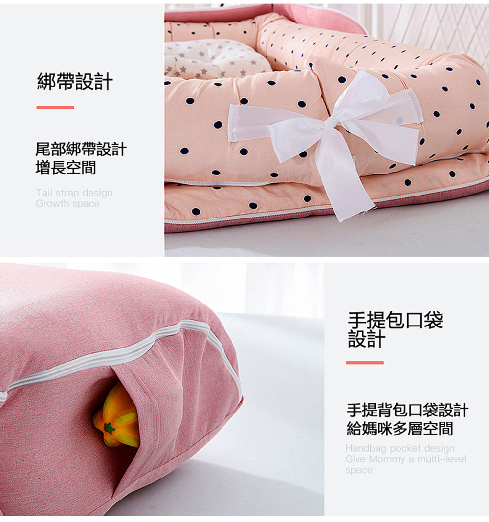 Kori Deer 可莉鹿 便攜式可折疊純棉多功能床中床無被子-旅行箱包