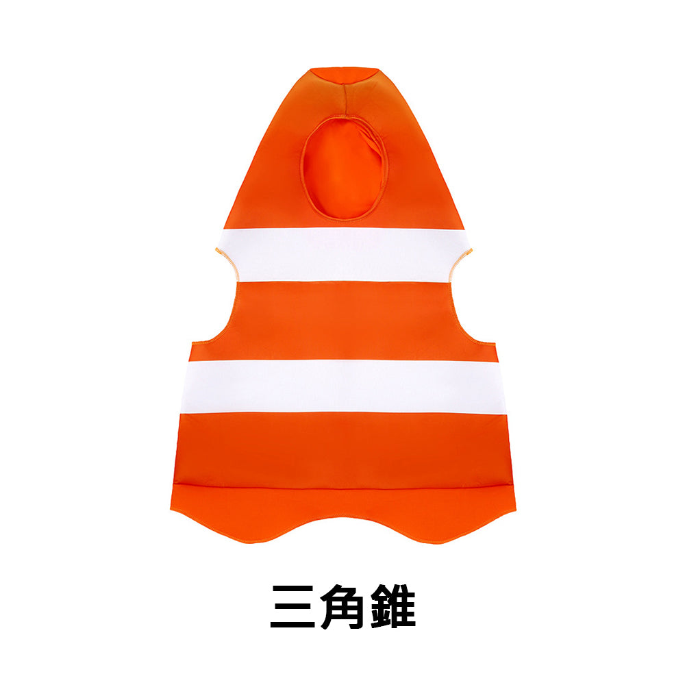 Kori Deer 可莉鹿 萬聖節兒童紅綠燈三角錐交通號誌服裝
