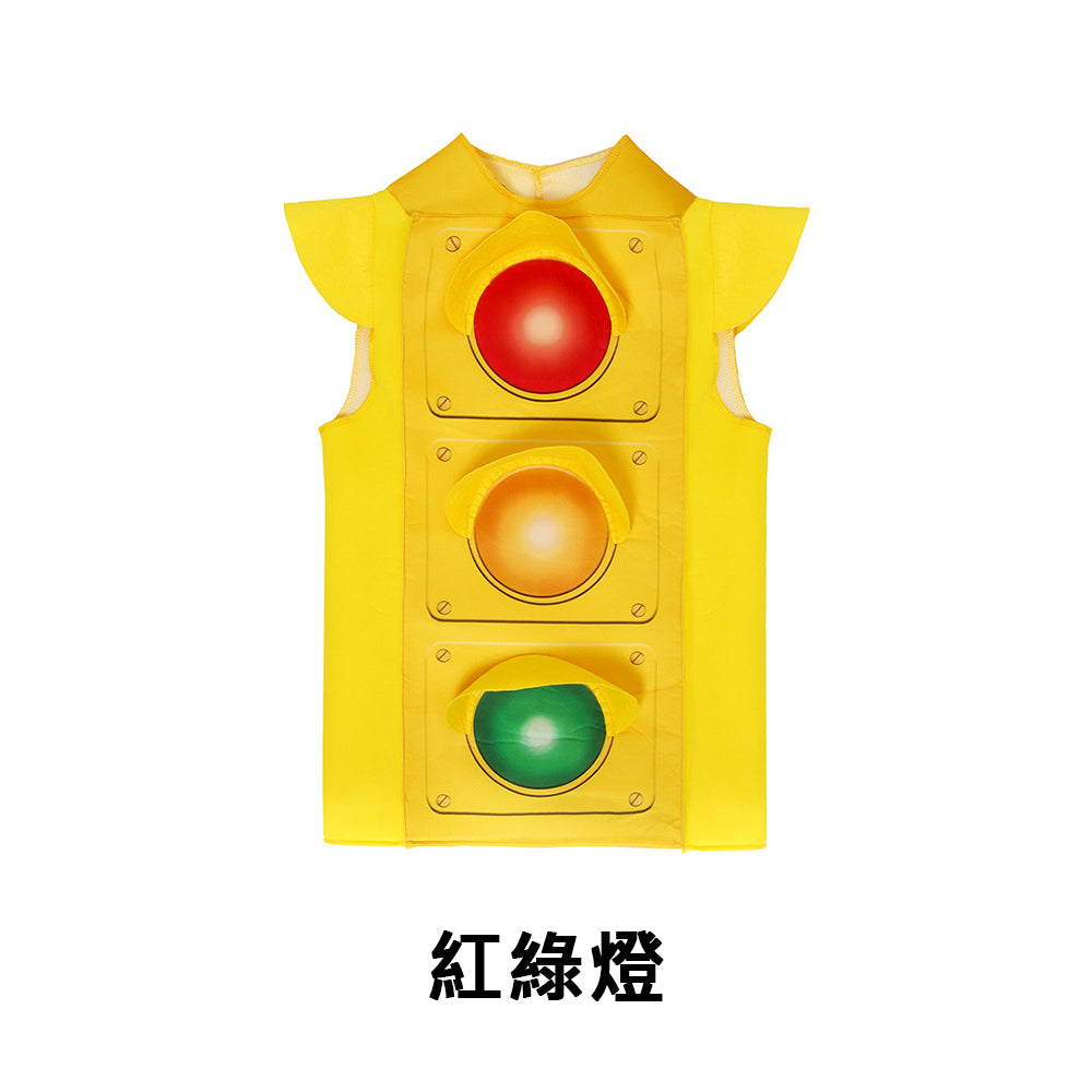 Kori Deer 可莉鹿 萬聖節兒童紅綠燈三角錐交通號誌服裝
