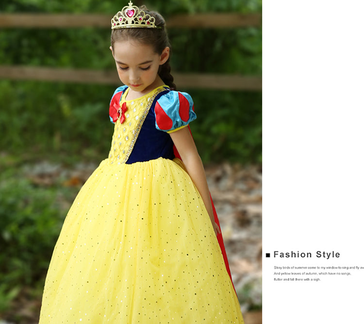 Kori Deer可莉鹿 女童萬聖節變裝派對造型服裝公主服-多款-短袖-白雪公主