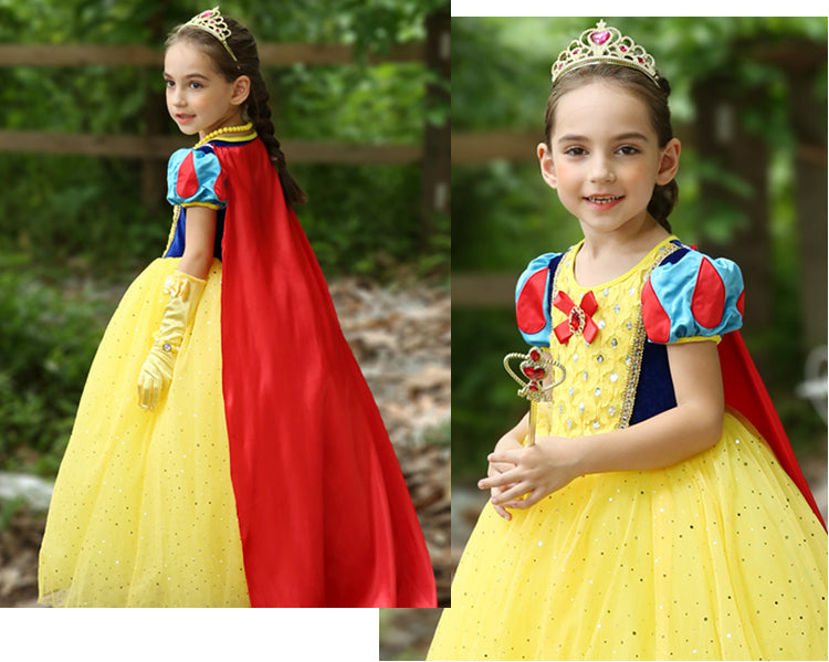 Kori Deer可莉鹿 女童萬聖節變裝派對造型服裝公主服-多款-短袖-白雪公主