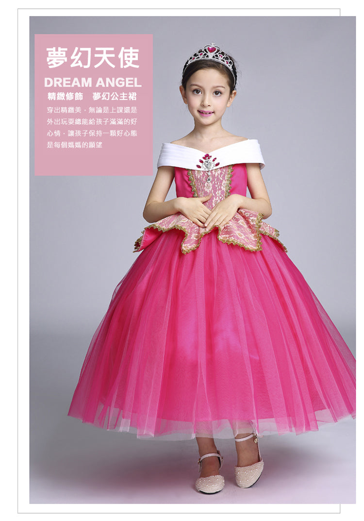 Kori Deer可莉鹿 睡美人蓬裙公主服 女童萬聖節派對變裝造型服