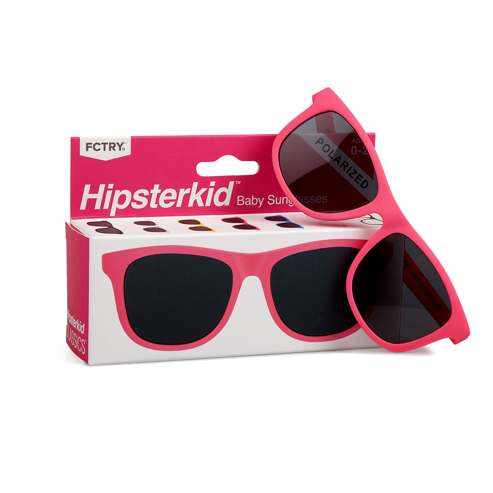 美國Hipsterkid 抗UV偏光嬰幼兒童太陽眼鏡(附固定繩)-繽紛-團購