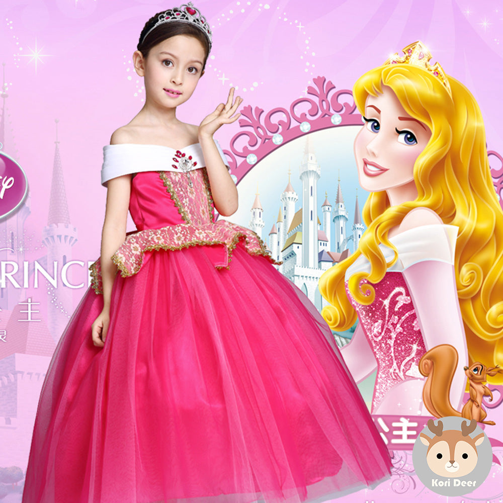 Kori Deer可莉鹿 睡美人蓬裙公主服 女童萬聖節派對變裝造型服