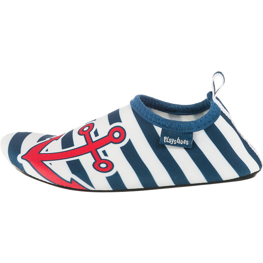 德國PlayShoes  抗UV水陸兩用沙灘懶人童鞋-海軍風