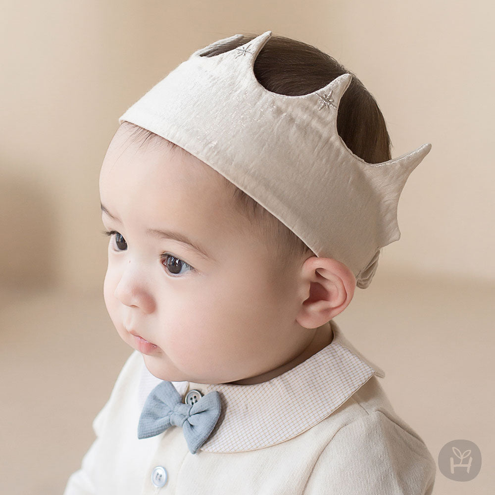 Happy Prince 韓國製 Flot金蔥閃耀皇冠嬰兒童頭飾