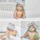 Hudson Baby 純棉嬰幼兒童動物造型連帽浴巾