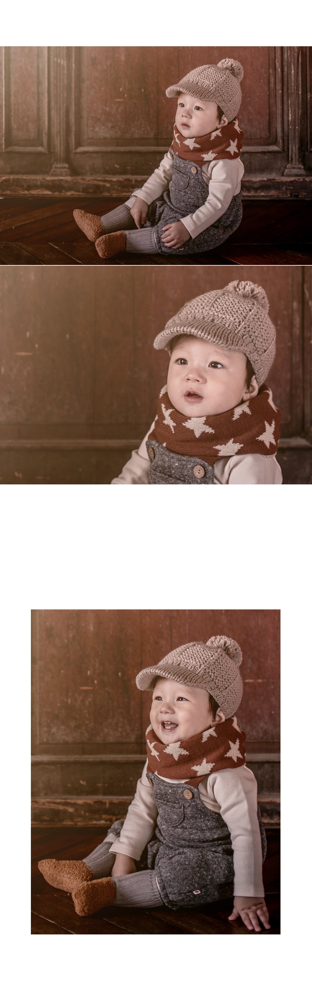 Happy Prince 韓國製 New Twinkle保暖雙面嬰兒童圍脖-多色