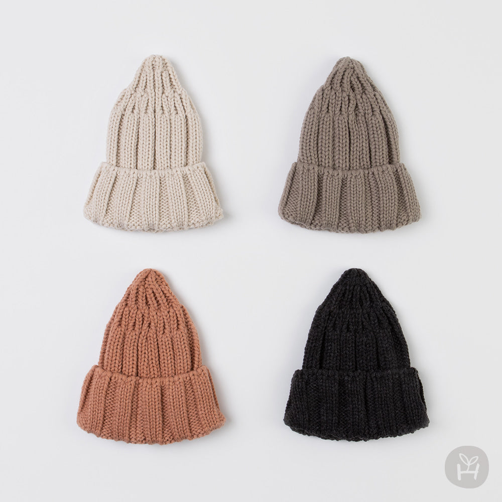 Happy Prince 韓國製 Sand親子款針織嬰兒童短毛帽